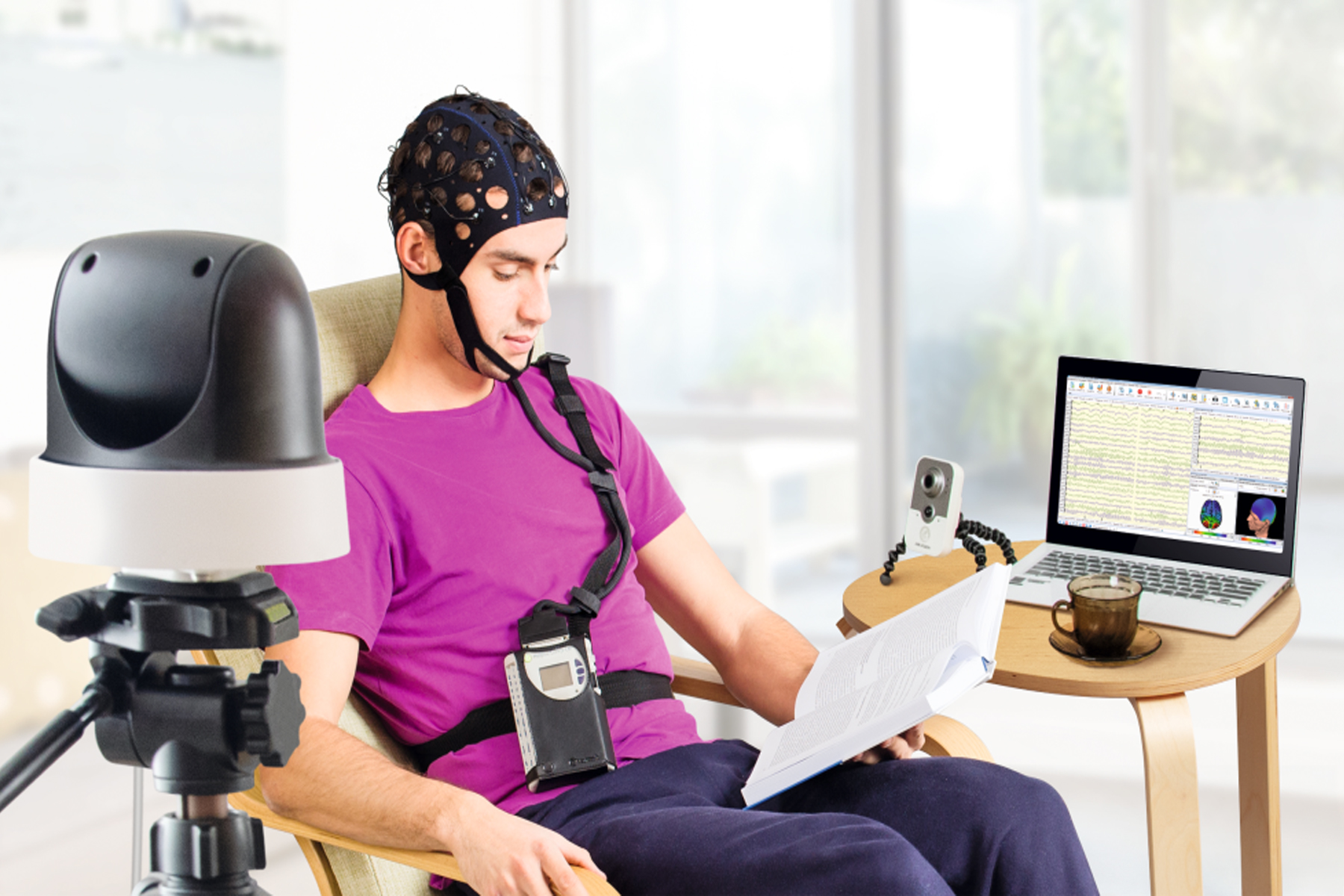 Illustration of EEG & Video EEG