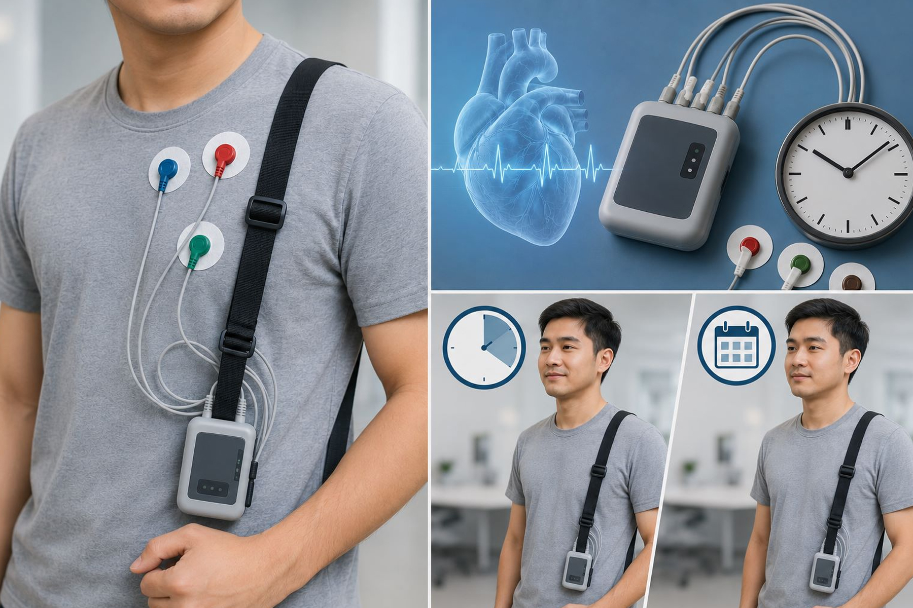 Illustration of Holter Monitoring