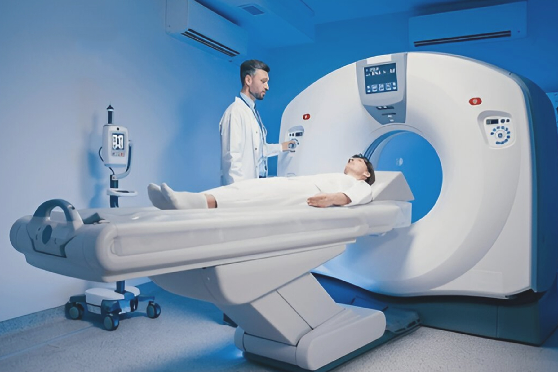 Illustration of Nuclear Medicine Scans